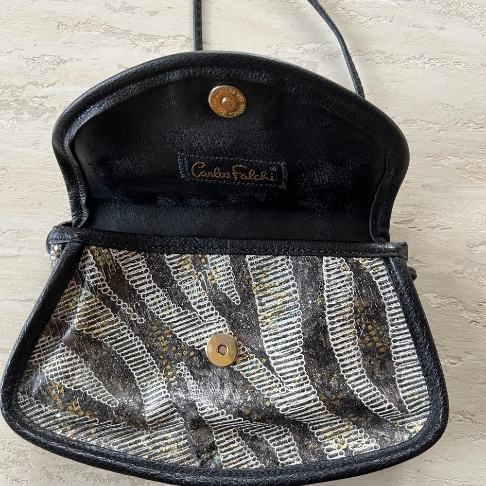 Carlos Falchi Vintage Mini Crossbody Bag